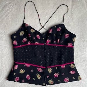 Vintage Express Silk Spagetti Top